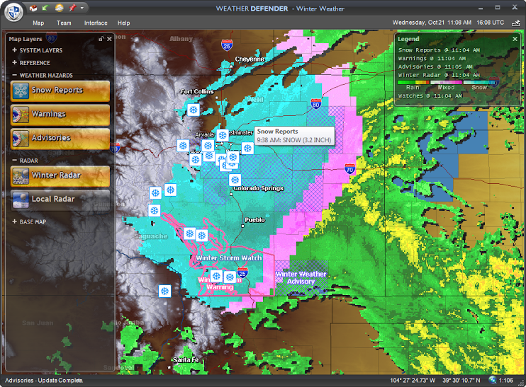 screenshot of Weather Defender